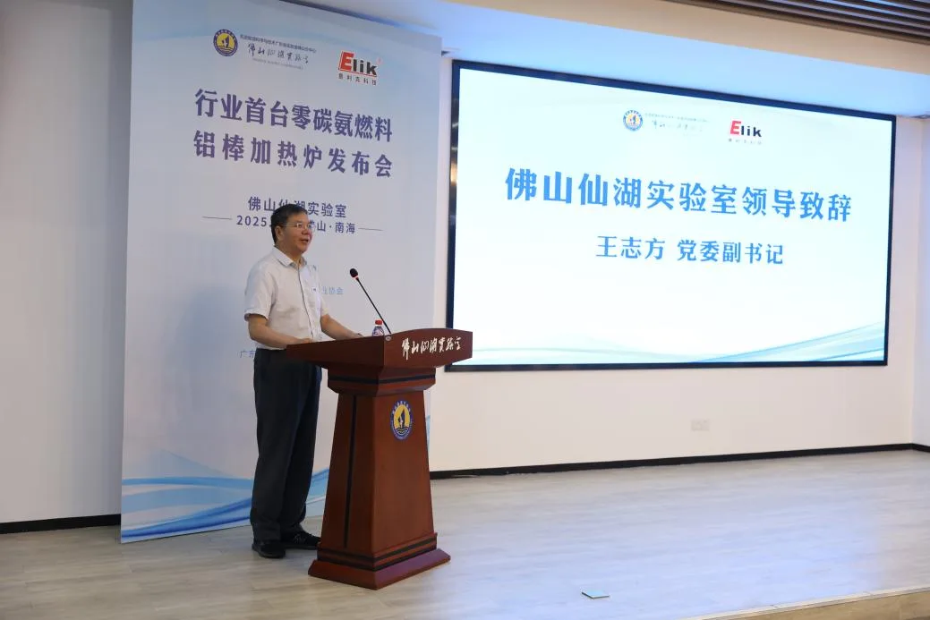 Wang Zhifang delivering remarks