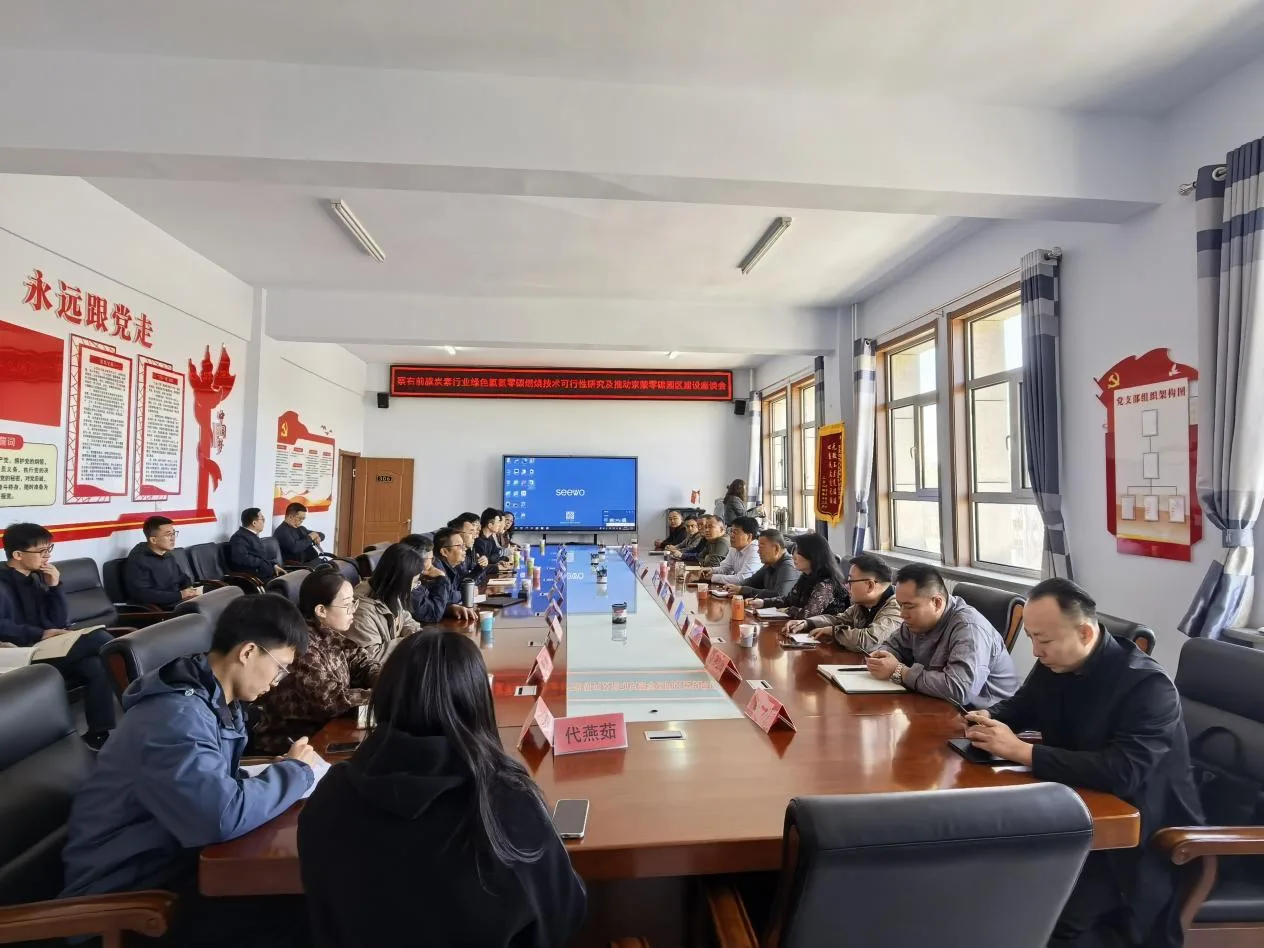 Delegation at a symposium in Inner Mongolia