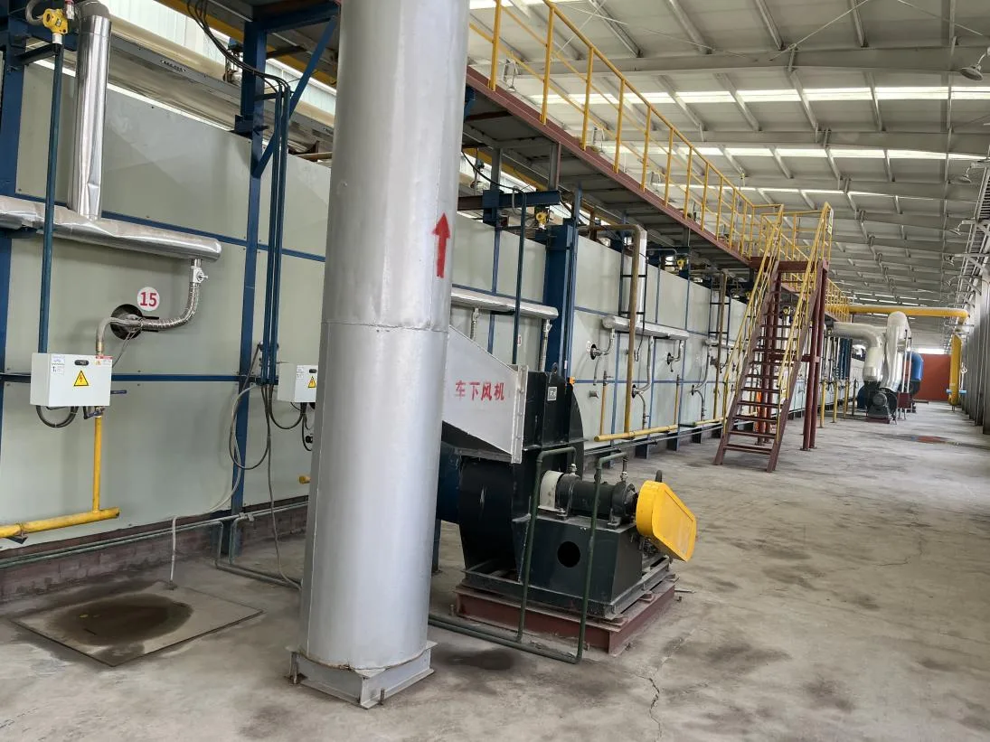 Industrial kiln production site visited by the delegation